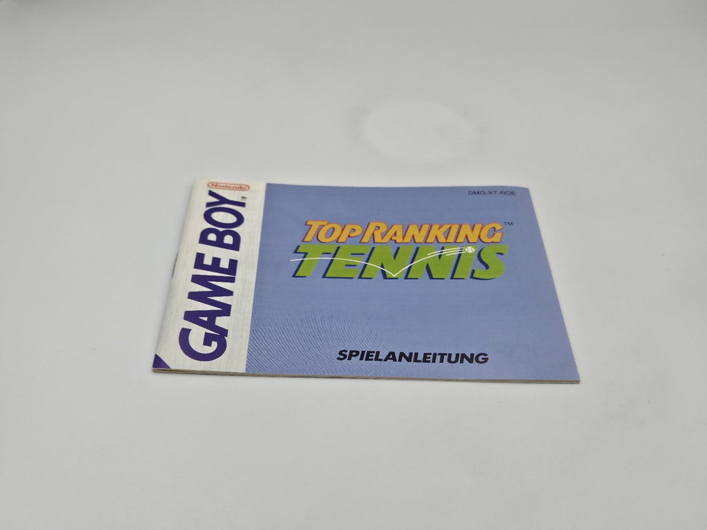 Nintendo Game Boy Classic Spiel Top Ranking Tennis mit OVP und Anleitung NOE