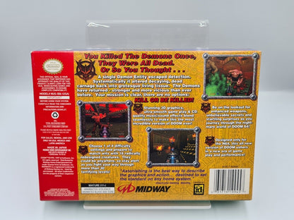 N64 Nintendo 64 Doom 64 mit OVP und Anleitung USA NTSC - T-Retro-Games 