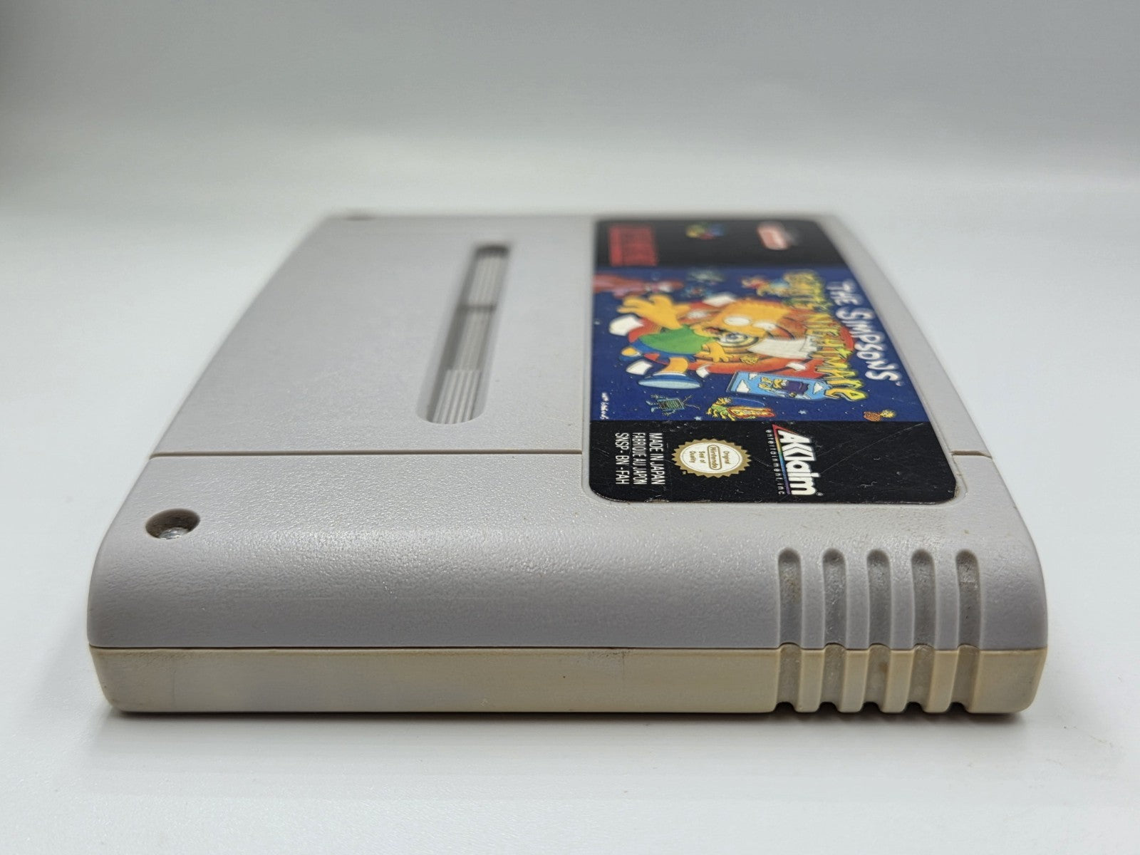 SNES Super Nintendo The Simpsons Bart's Nightmare Modul FAH