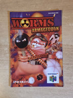 N64 Nintendo 64 Worms Armageddon Instruction Booklet NOE