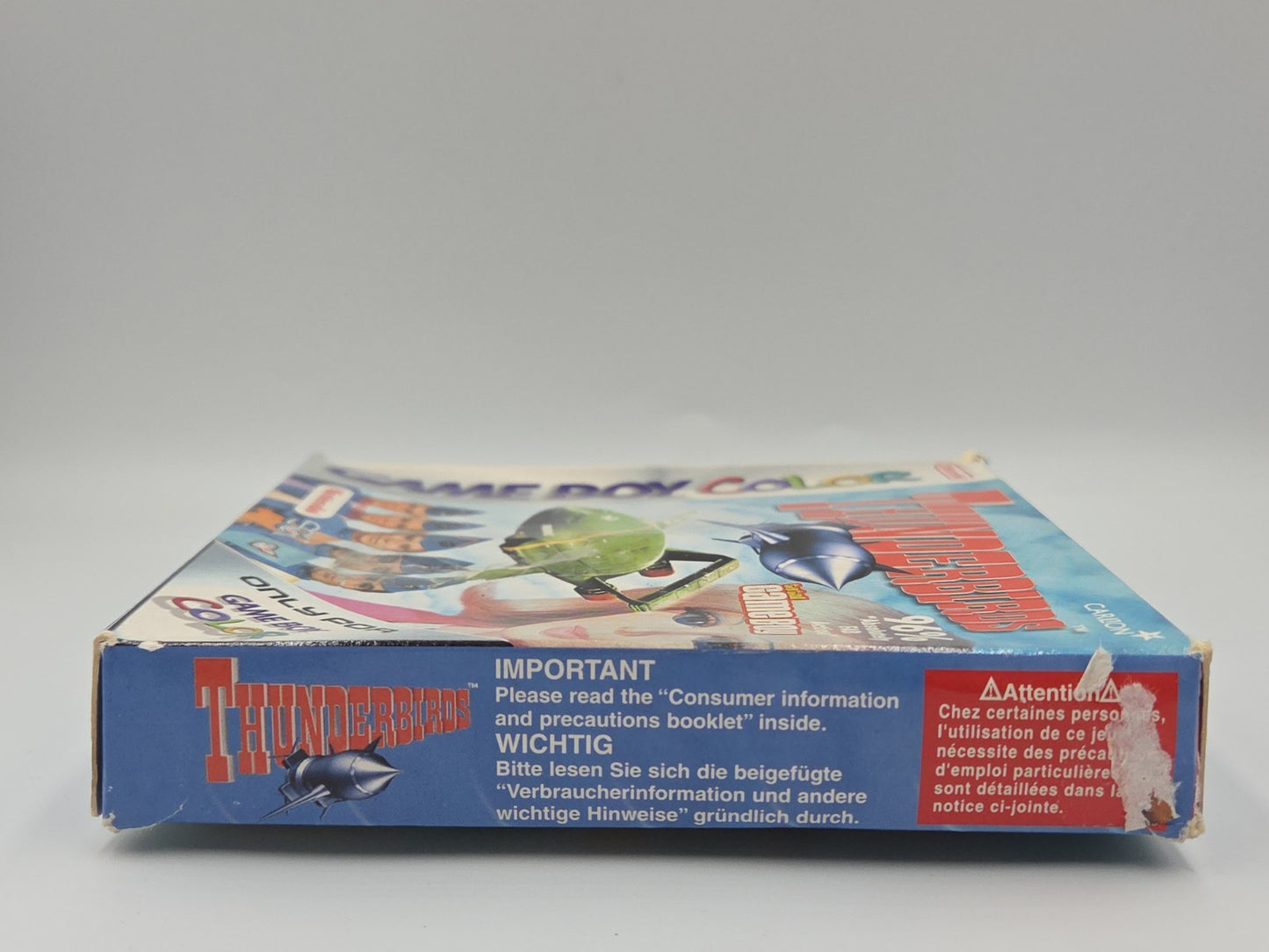 Nintendo Game Boy Color Spiel Thunderbirds mit OVP und Anleitung EUR