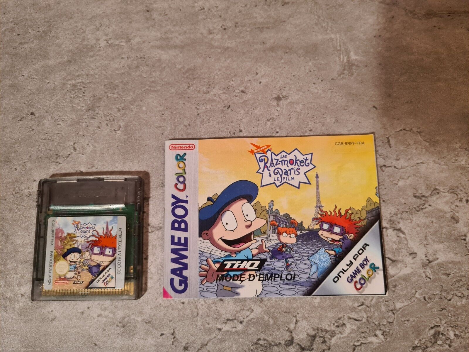 Nintendo Gameboy Color Les Razmoket a Paris Le Film mit OVP und Anleitung FRA - T-Retro-Games 