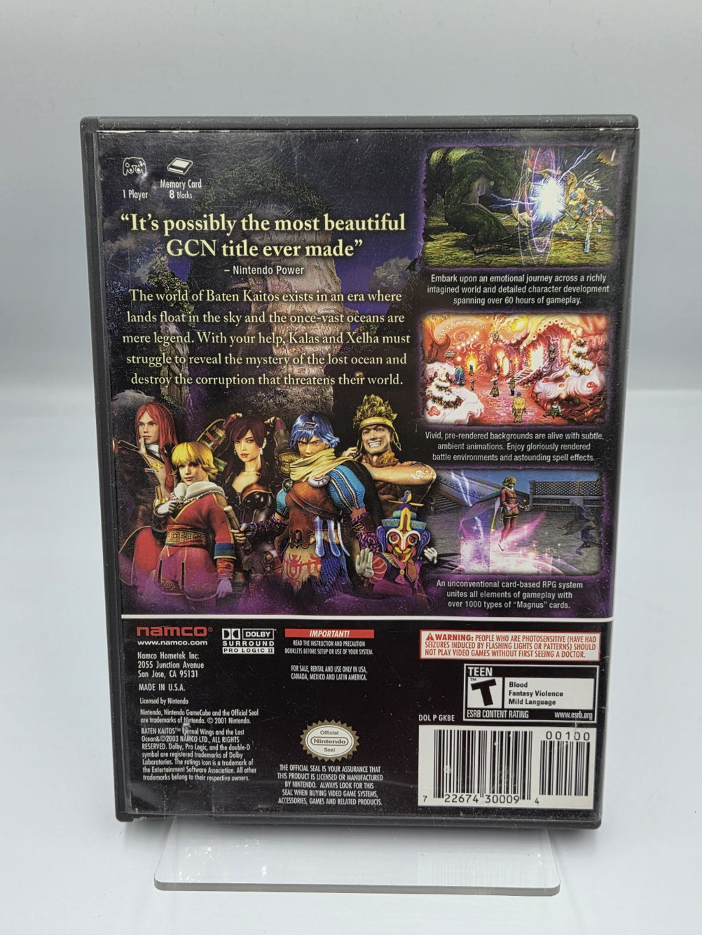 Nintendo GameCube Baten Kaitos mit OVP und Anleitung USA NTSC 2 Discs - T-Retro-Games 
