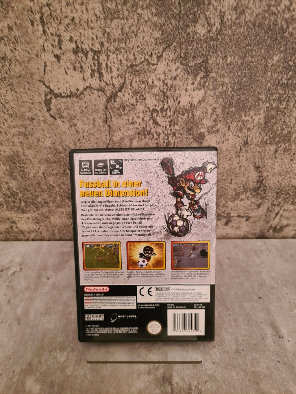 Nintendo GameCube Mario Smash Football mit OVP und Anleitung NOE - T-Retro-Games 