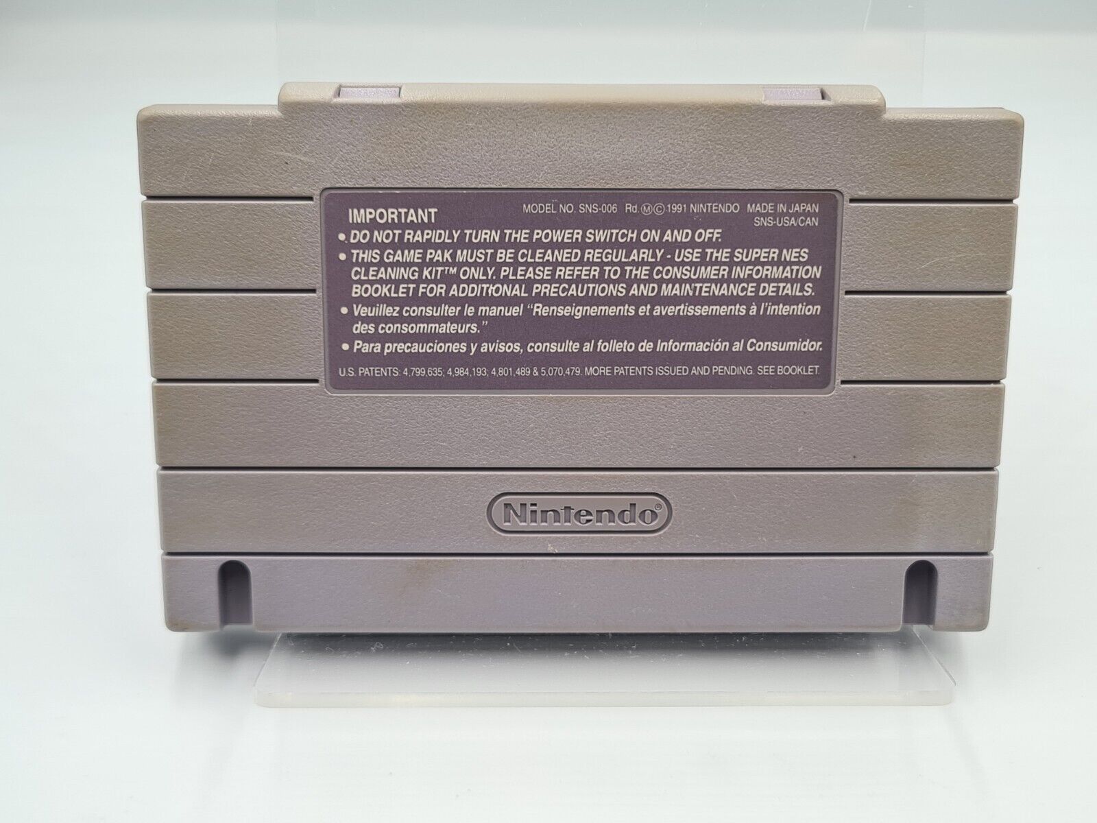 SNES Super Nintendo GunForce NTSC USA Modul - T-Retro-Games 