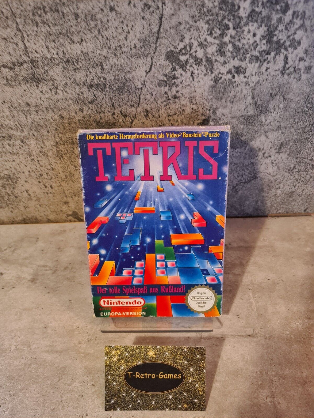 NES Tetris mit OVP und Anleitung NOE - T-Retro-Games 