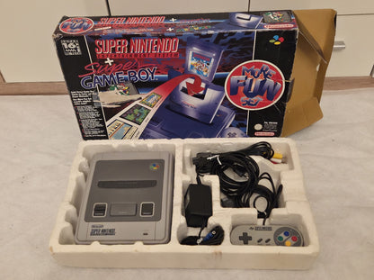 SNES Super Nintendo Super Game Boy More Fun Set Konsole Console NOE OVP