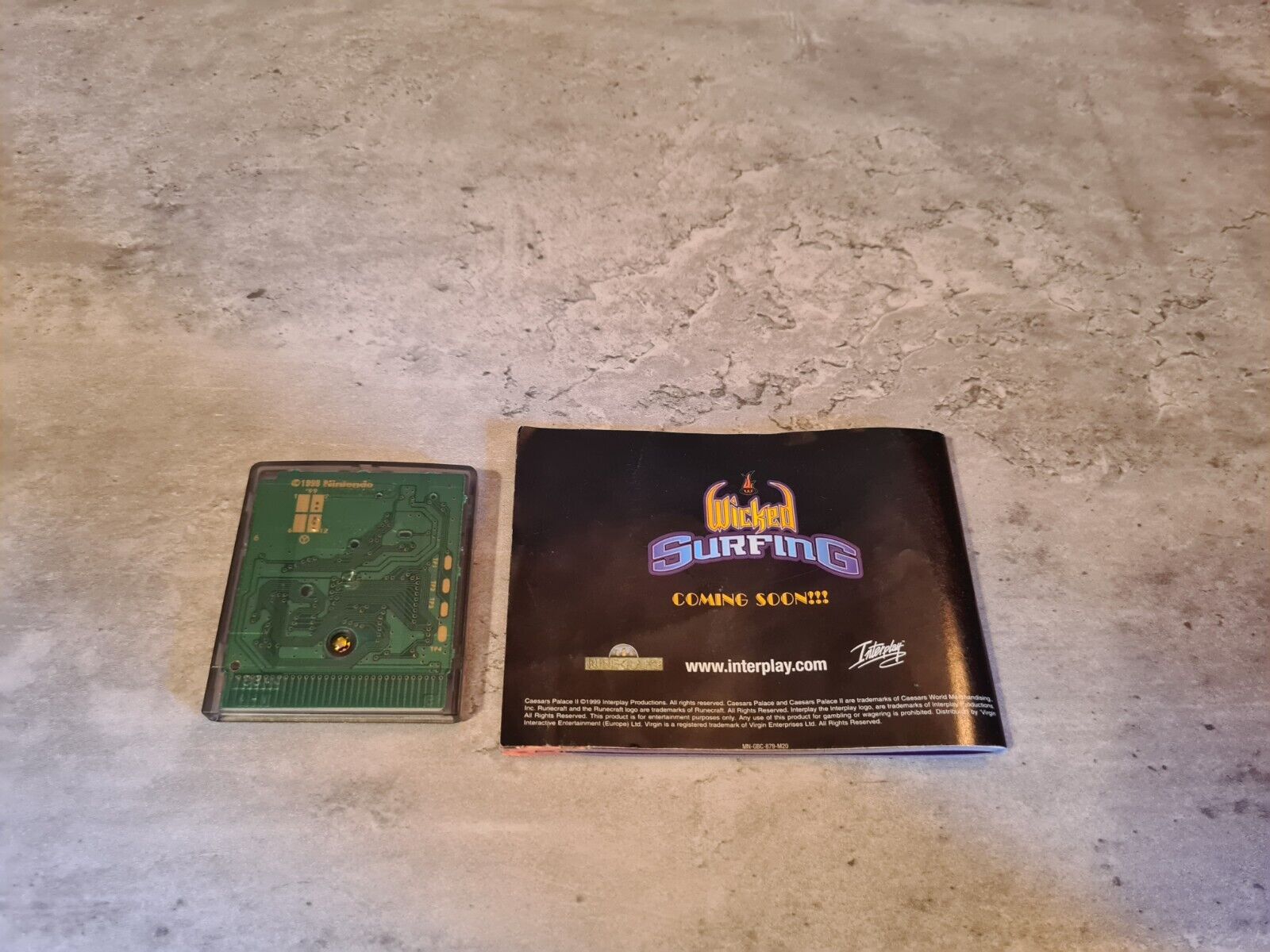 Nintendo Gameboy Color Caesars Palace II mit OVP und Anleitung EUR - T-Retro-Games 