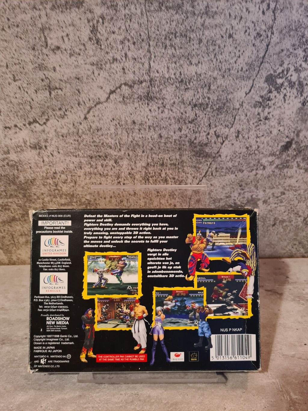 N64 Nintendo 64 Fighter's Destiny mit OVP und Anleitung NOE/EUR - T-Retro-Games 
