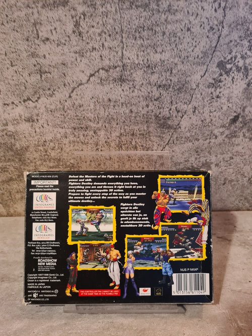 N64 Nintendo 64 Fighter's Destiny mit OVP und Anleitung NOE/EUR - T-Retro-Games 