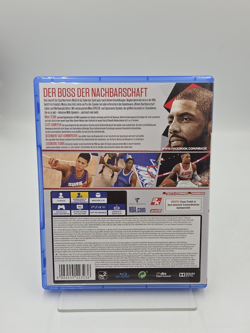 PS4 Playstation 4 Spiel NBA 2K18 mit OVP Deutsch