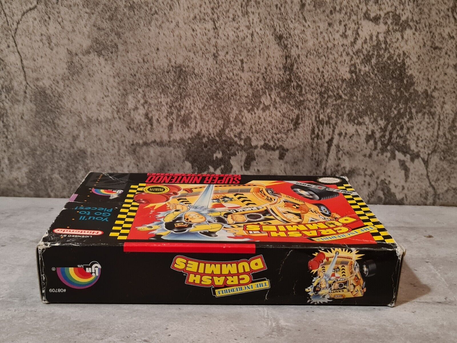 SNES Super Nintendo The Incredible Crash Dummies mit OVP und Anleitung NTSC USA - T-Retro-Games 