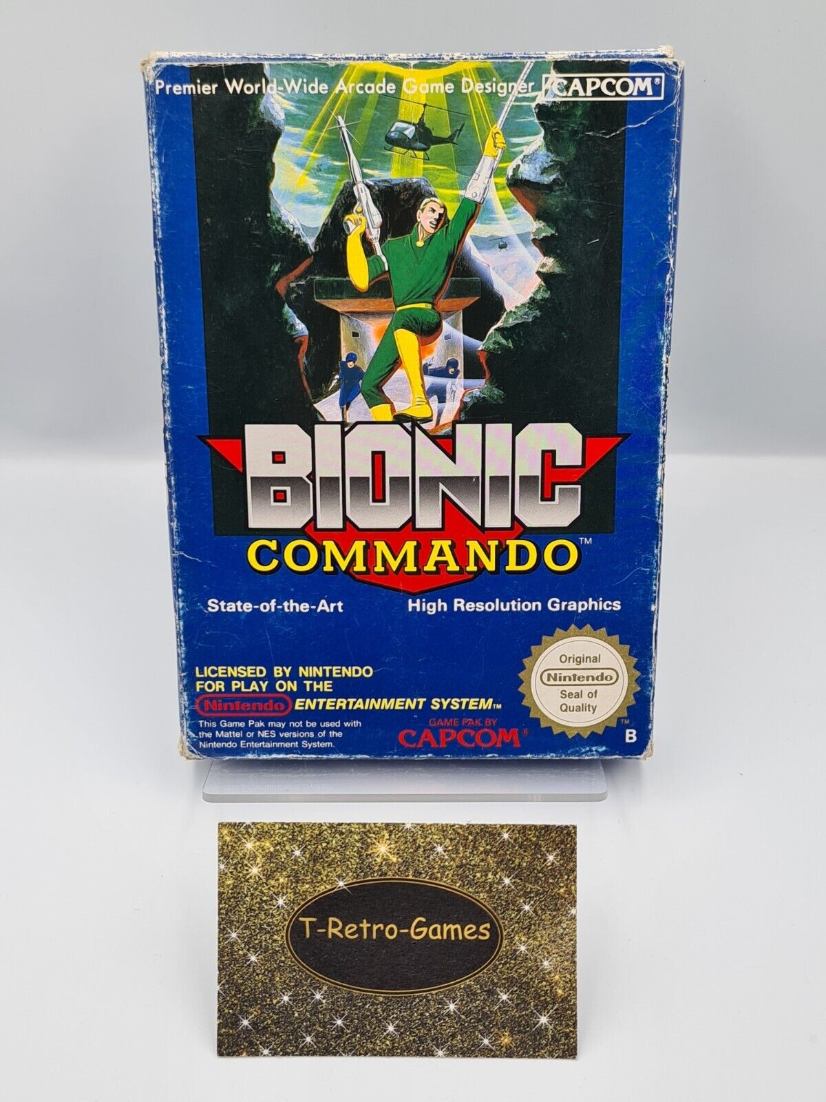 Nintendo NES Bionic Commando mit OVP und Anleitung EEC - T-Retro-Games 