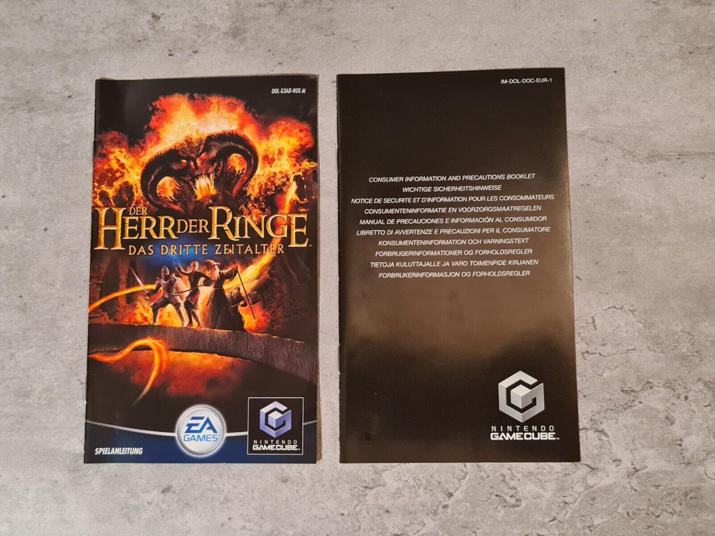 GameCube Der Herr Der Ringe Das Dritte Zeitalter mit OVP und Anleitung NOE - T-Retro-Games 