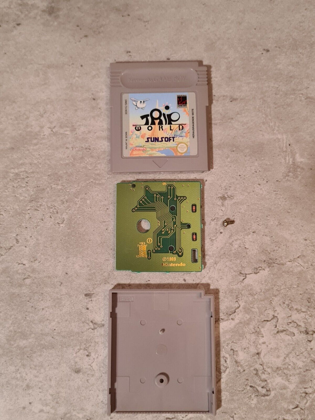 Nintendo Game Boy Classic Spiel Trip World mit OVP und Anleitung NOE - T-Retro-Games 