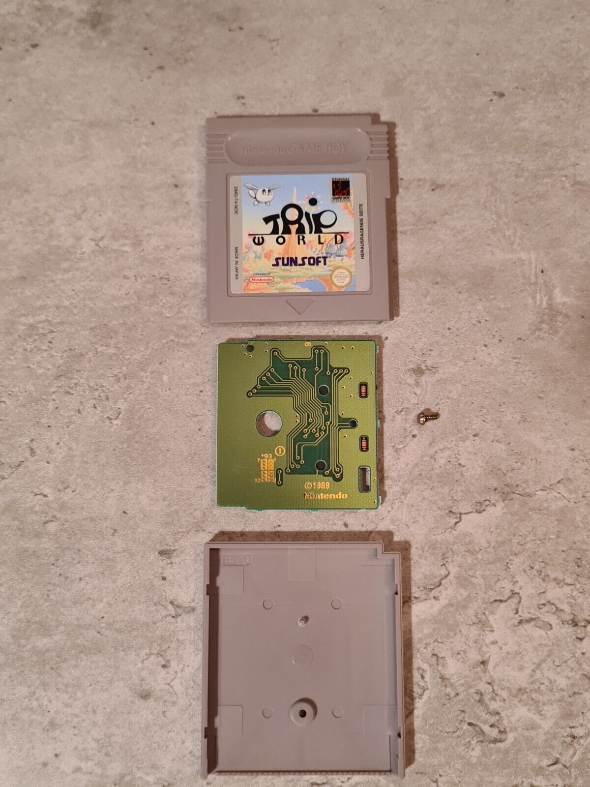 Nintendo Game Boy Classic Spiel Trip World mit OVP und Anleitung NOE - T-Retro-Games 