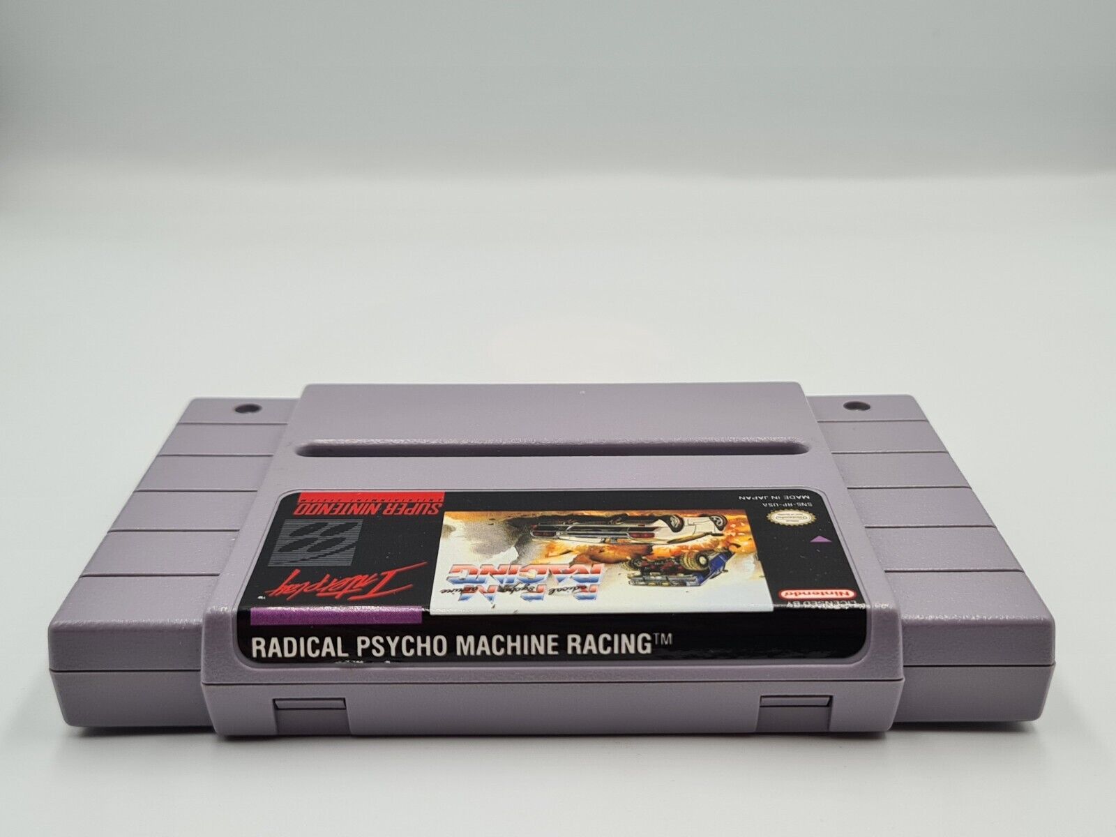 SNES Super Nintendo Radical Psycho Machine Racing mit OVP und Anleitung NTSC-USA - T-Retro-Games 