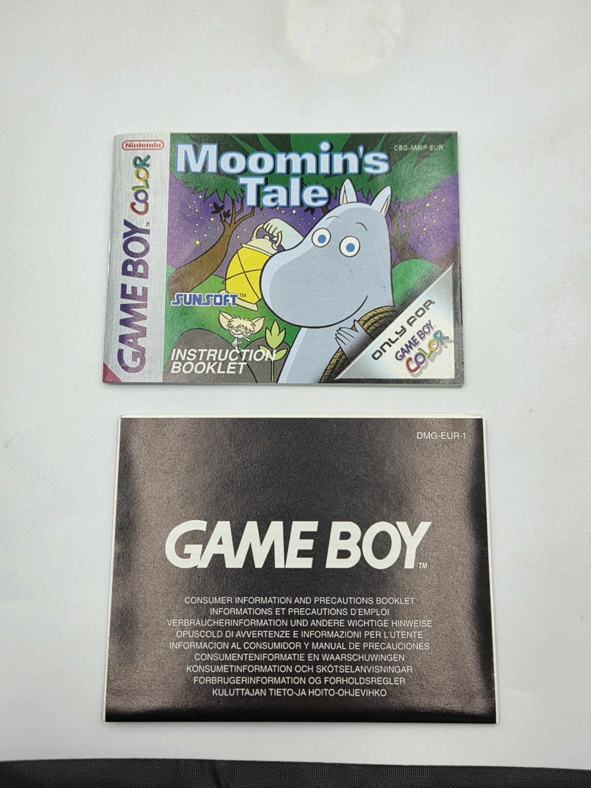 Nintendo Game Boy Color Spiel Moomin's Tale mit OVP +Anleitung EUR