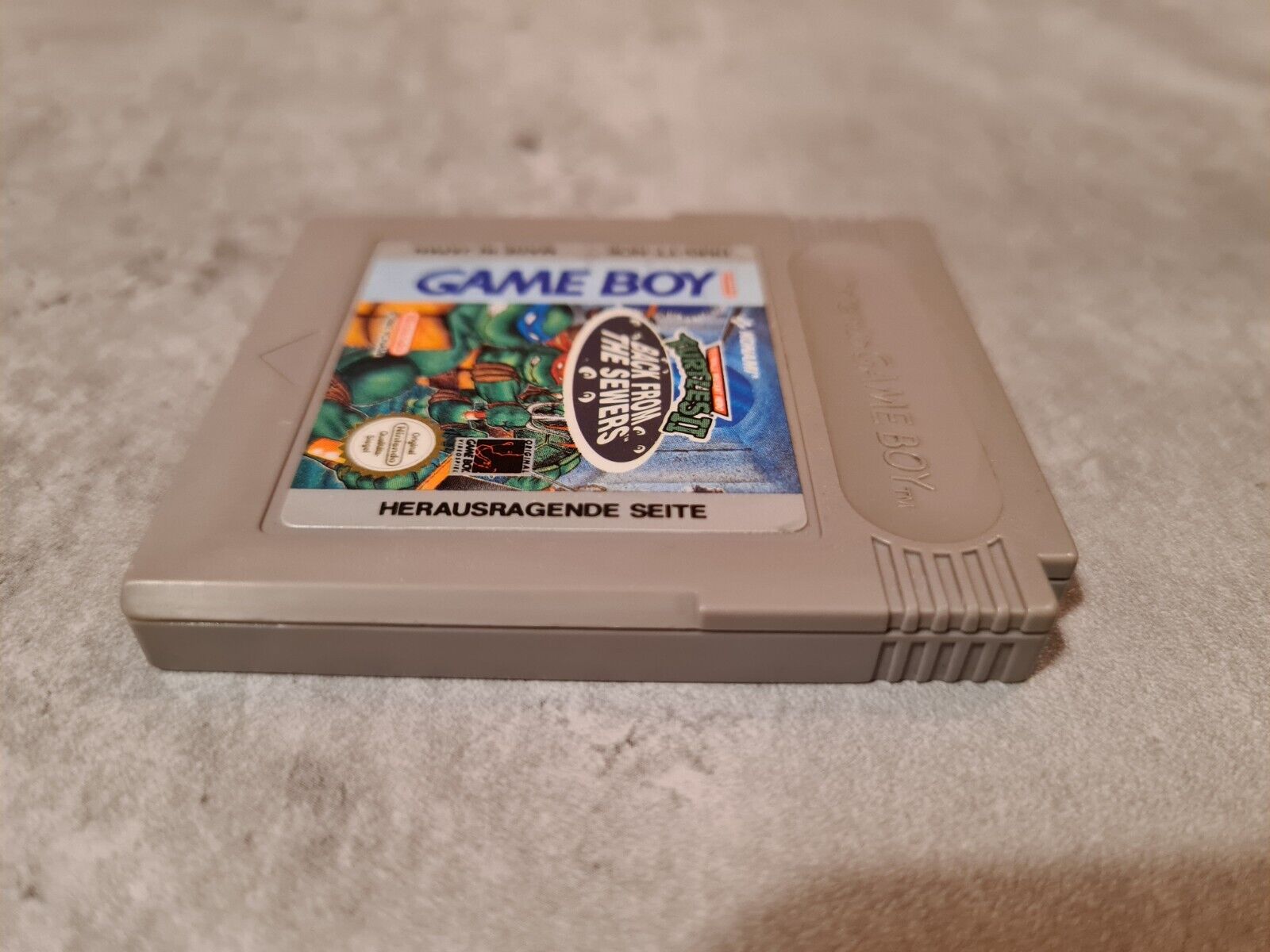 Nintendo Gameboy Classic Spiel Turtles II Back from The Sewers Modul NOE - T-Retro-Games 