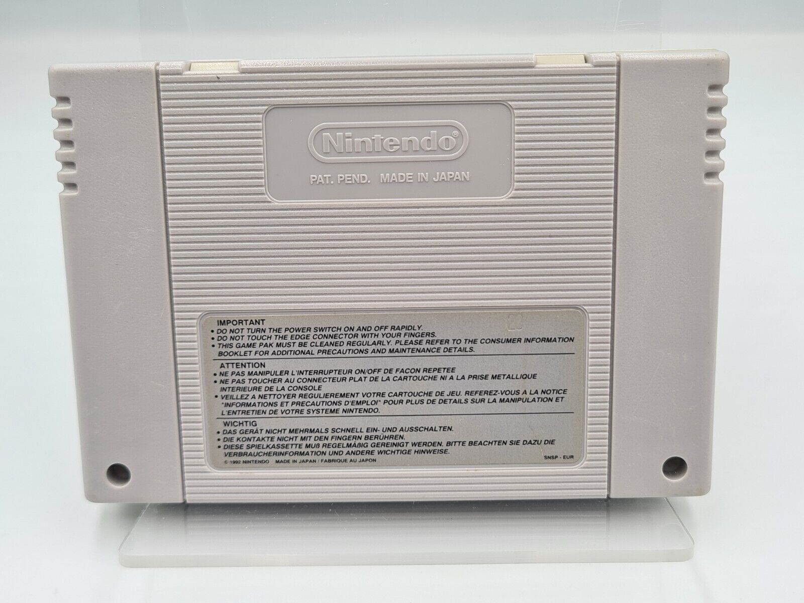 SNES Super Nintendo Micro Machines EUR Modul - T-Retro-Games 