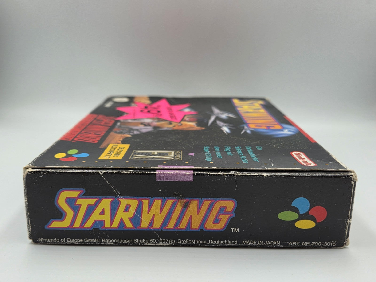 SNES Super Nintendo Starwing mit OVP und Anleitung NOE/SFRG