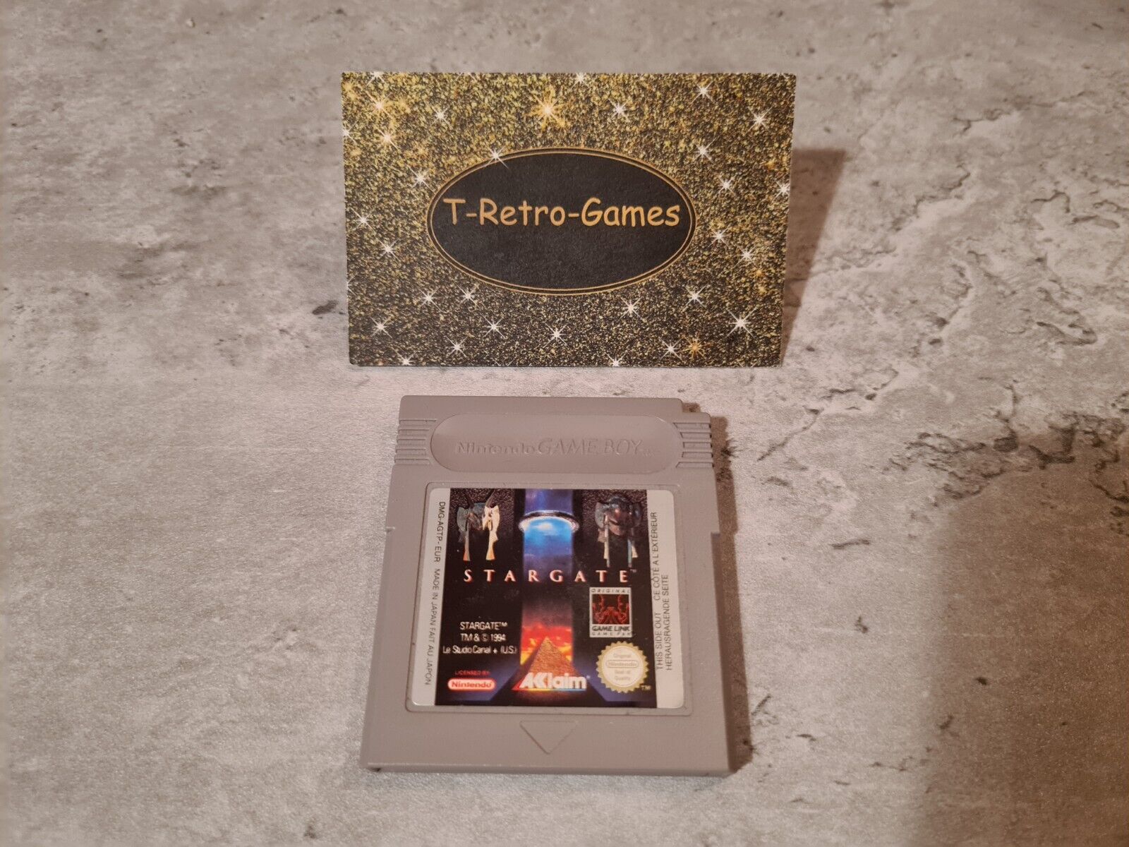 Nintendo Gameboy Classic Spiel Stargate Modul EUR - T-Retro-Games 
