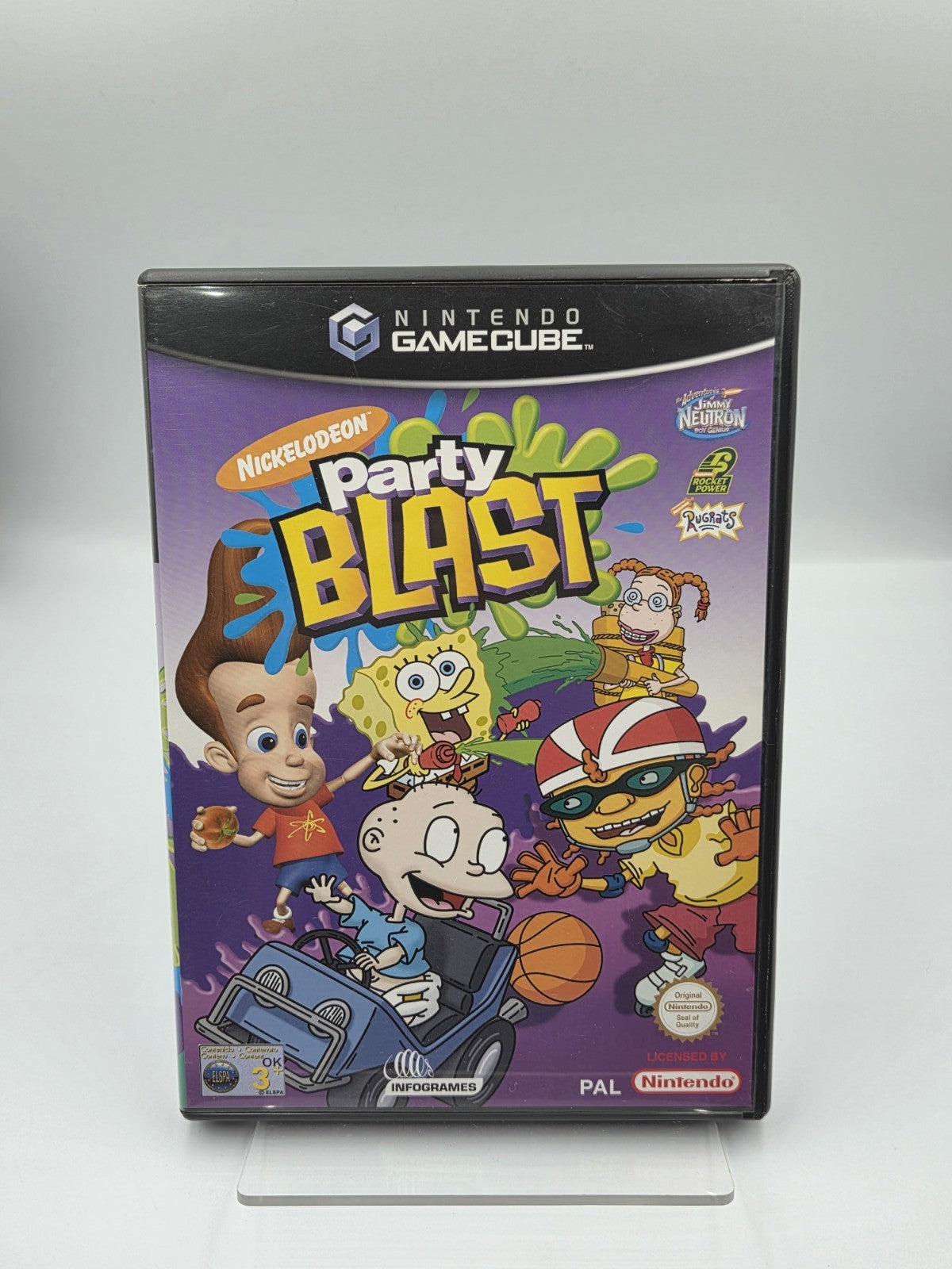 Nintendo GameCube Nickelodeon Party Blast mit OVP und Anleitung UKV