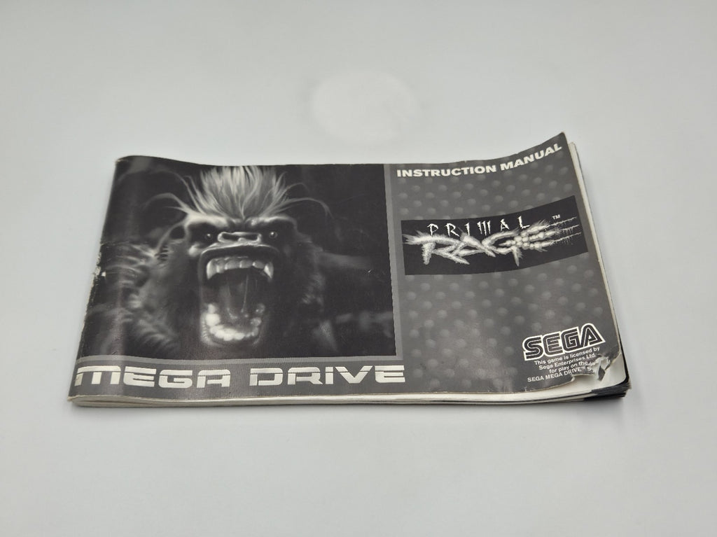 Sega Mega Drive Spiel Primal Rage mit OVP und Anleitung Multilingual 
