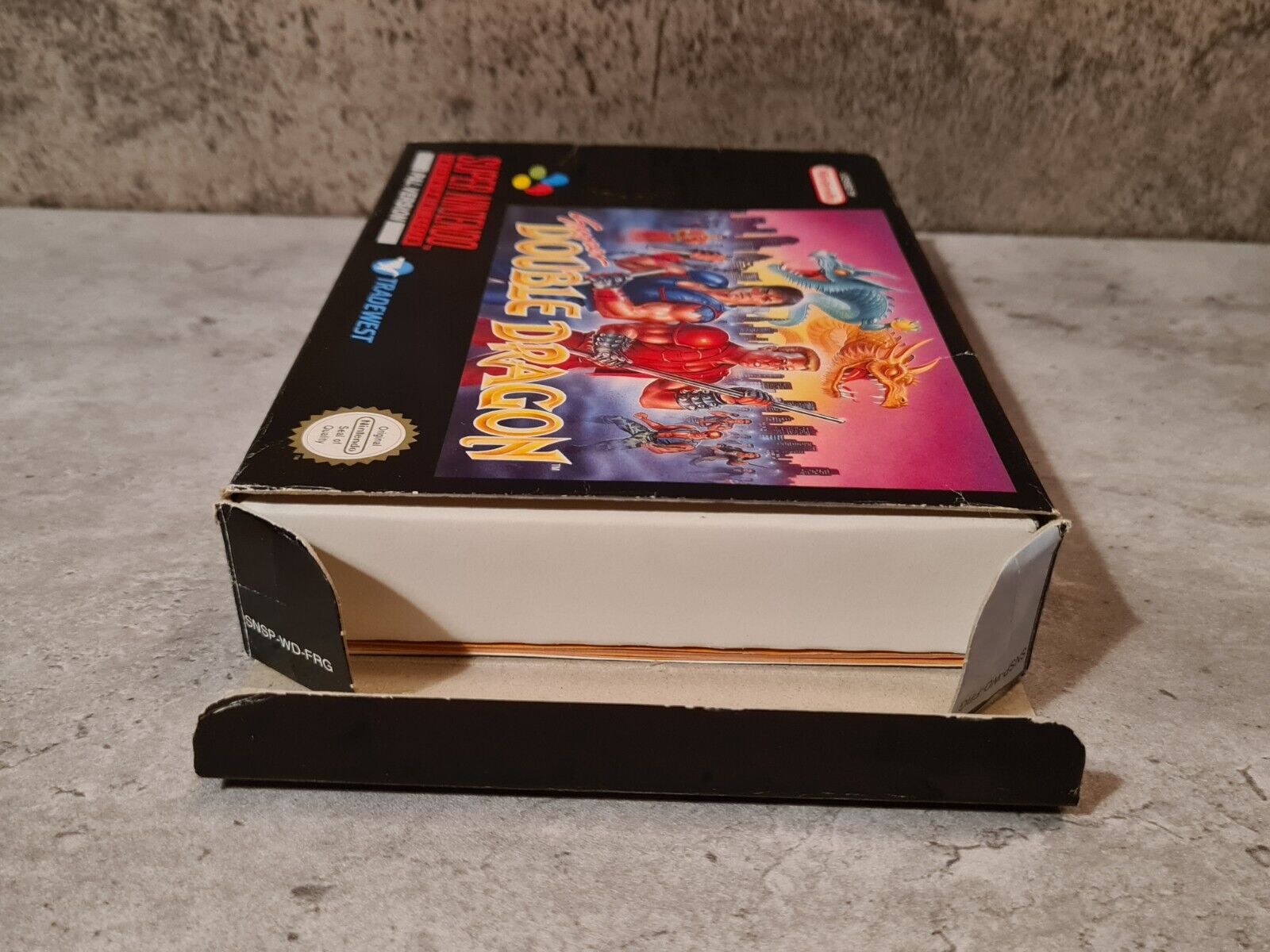 SNES Super Nintendo Super Double Dragon mit OVP und Anleitung FRG - T-Retro-Games 