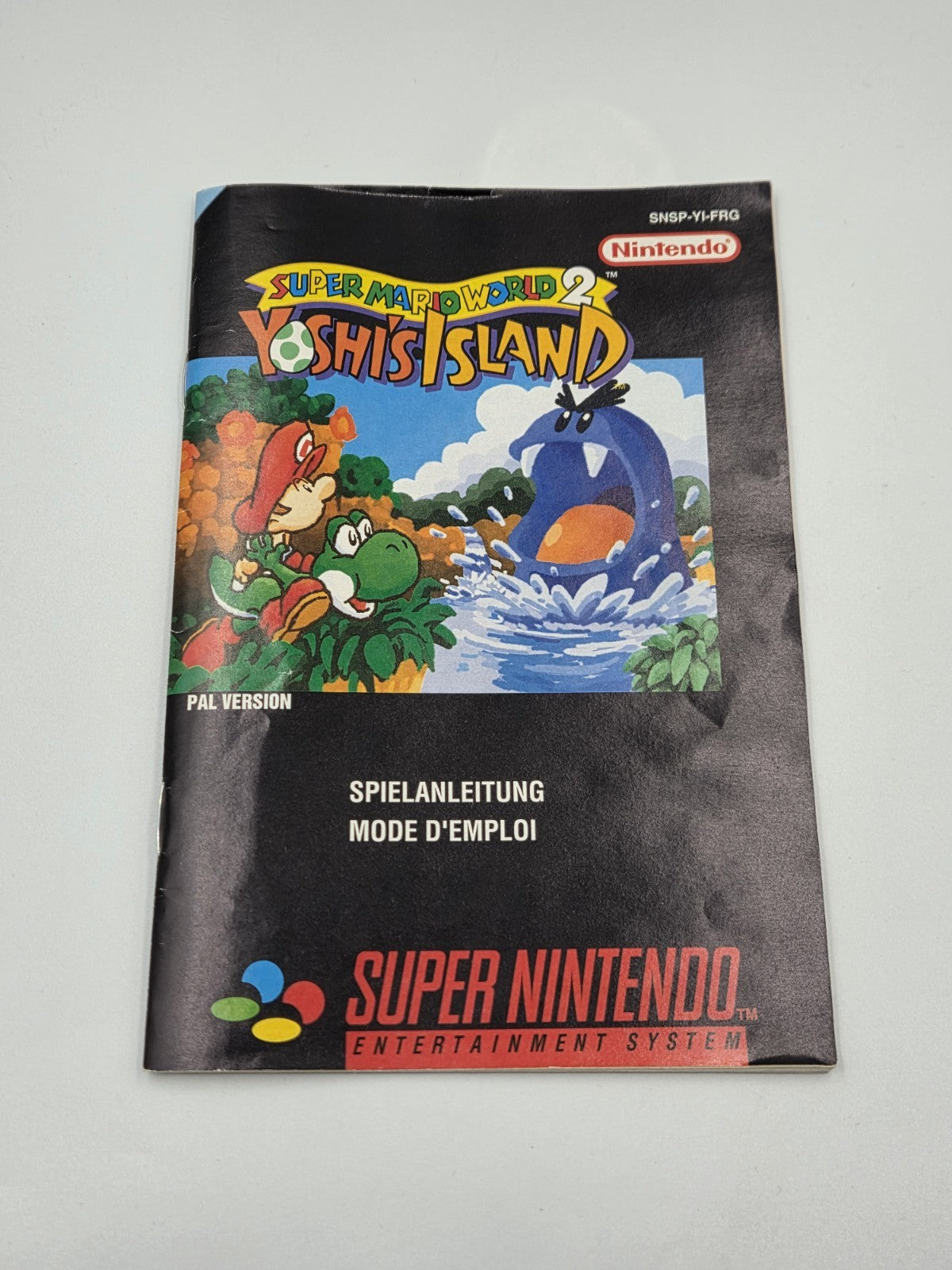 SNES Super Nintendo Super Mario World 2: Yoshi's Island mit OVP + Anleitung FRG