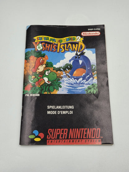 SNES Super Nintendo Super Mario World 2: Yoshi's Island mit OVP + Anleitung FRG