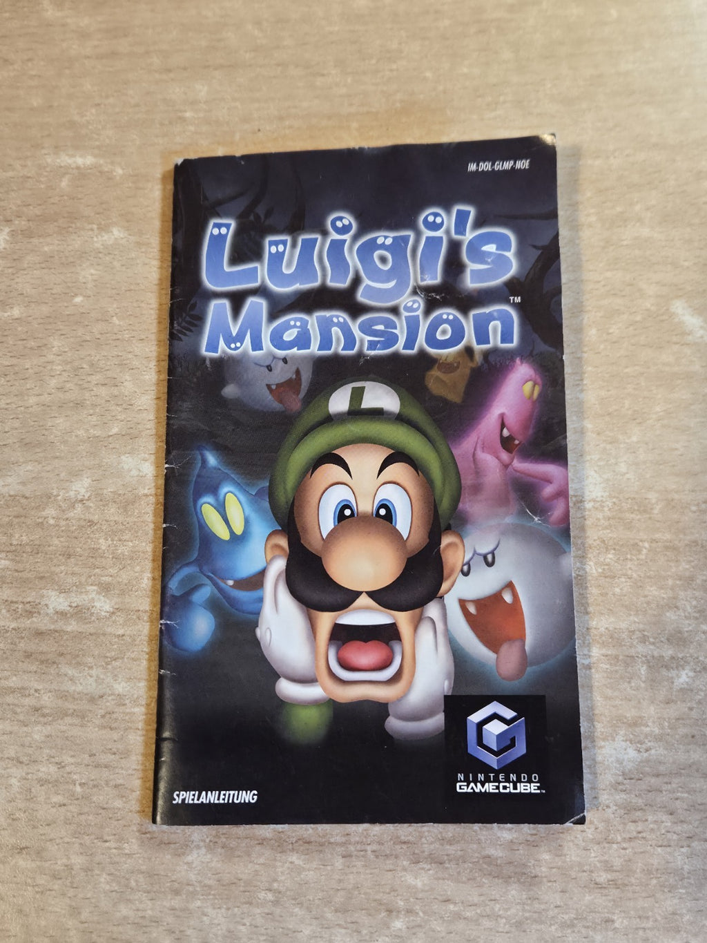 Nintendo GameCube Luigi's Mansion Spielanleitung Instruction Booklet NOE