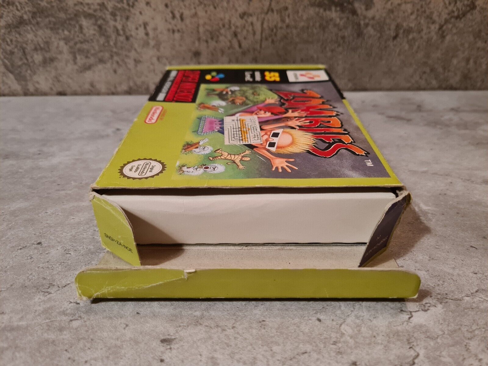 SNES Super Nintendo Zombies mit OVP und Anleitung NOE - T-Retro-Games 