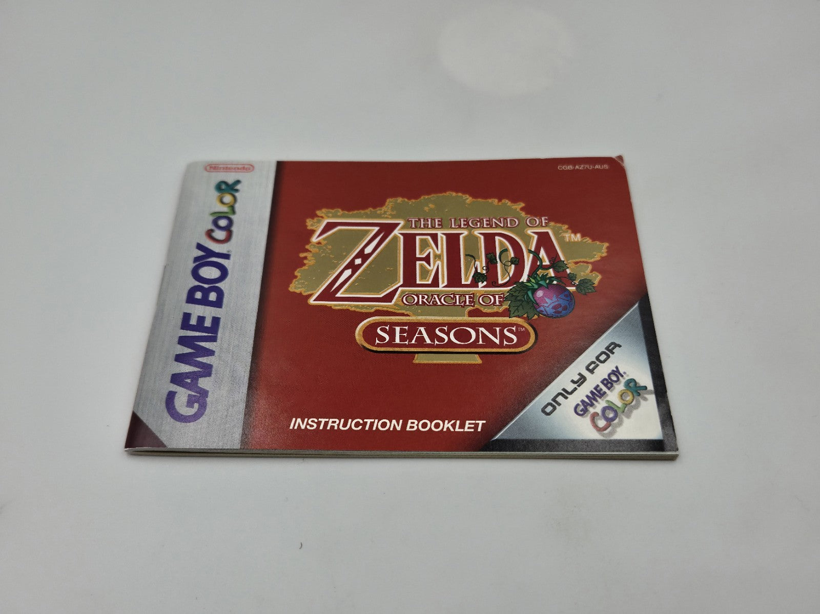 Game Boy Color The Legend of Zelda Oracle of Seasons mit OVP und Anleitung AUS
