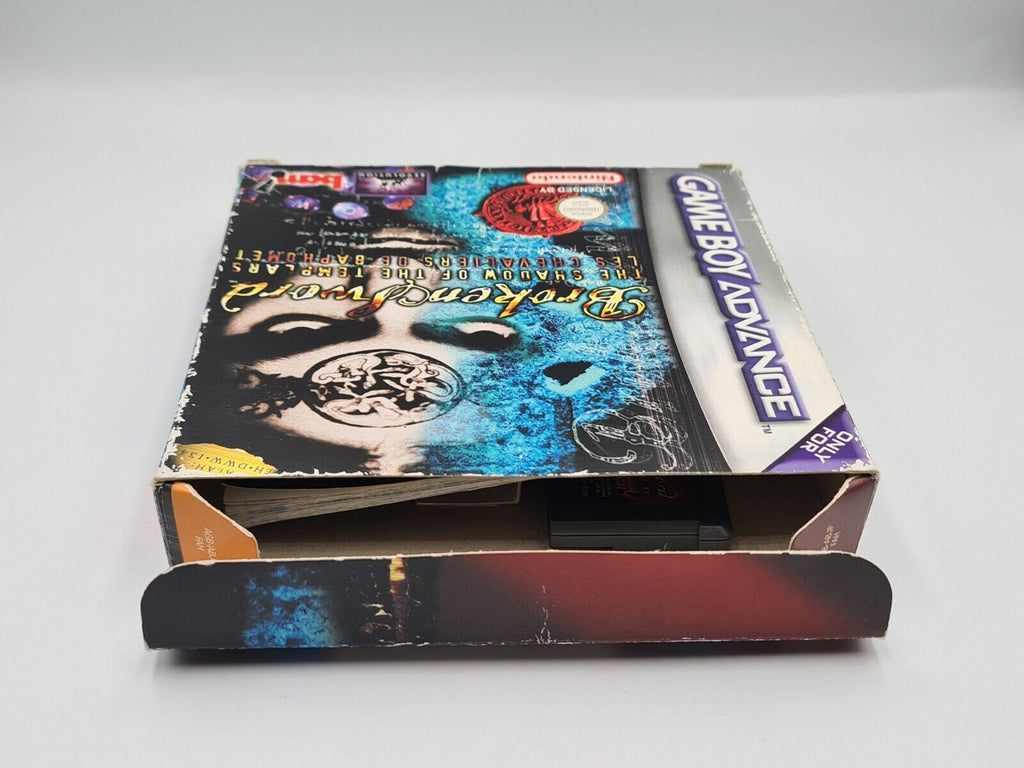 Game Boy Advance Broken Sword Shadow of The Templars mit OVP und Anleitung EUR - T-Retro-Games 