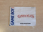 Nintendo Game Boy Classic Gargoyles Quest Spielanleitung Instruction Booklet NOE