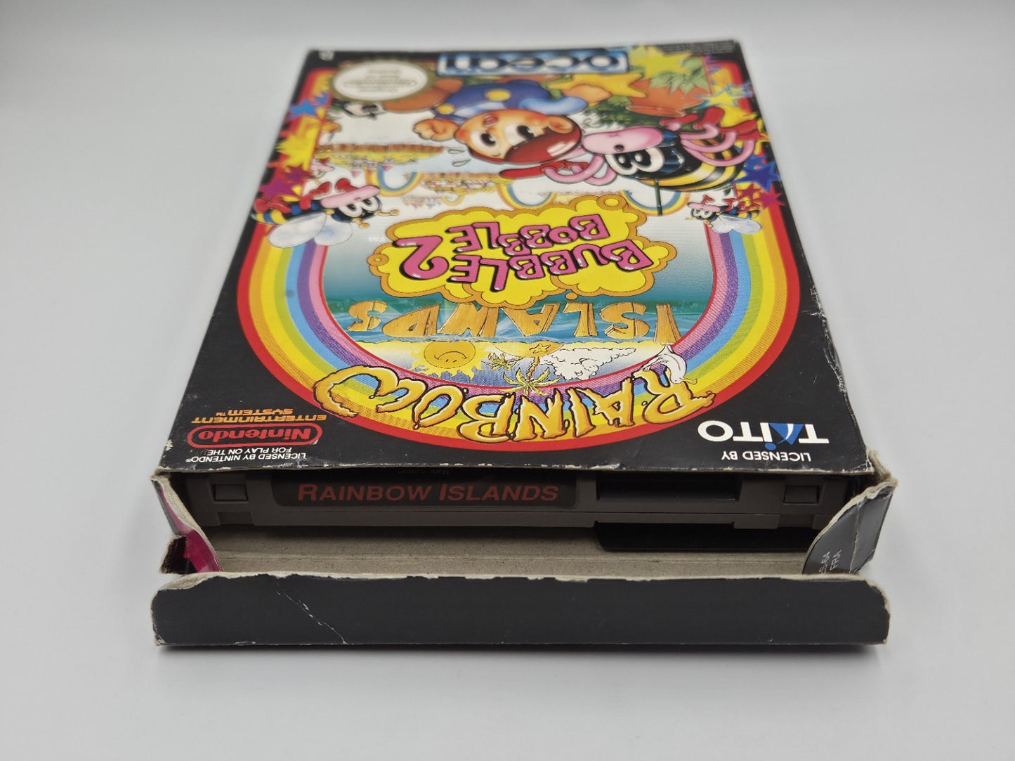  NES Rainbow Islands Bubble Bobble 2 mit OVP und Anleitung FRA