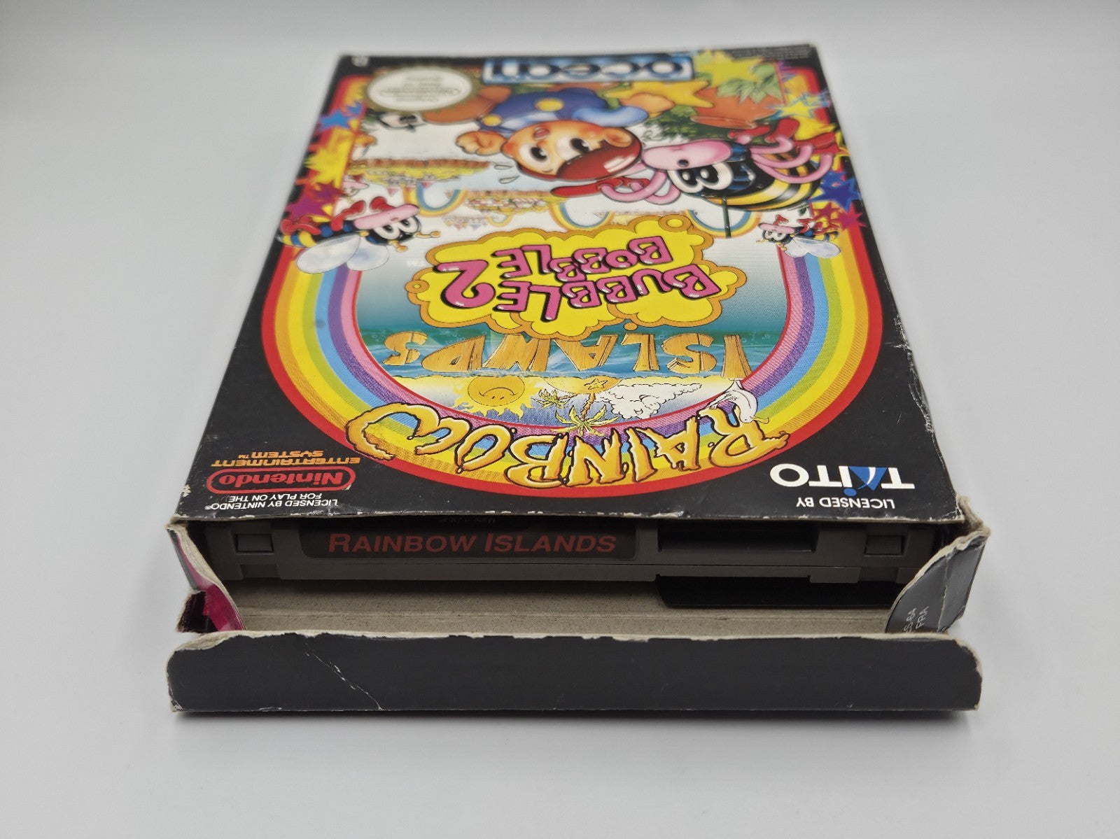 NES Rainbow Islands Bubble Bobble 2 mit OVP und Anleitung FRA