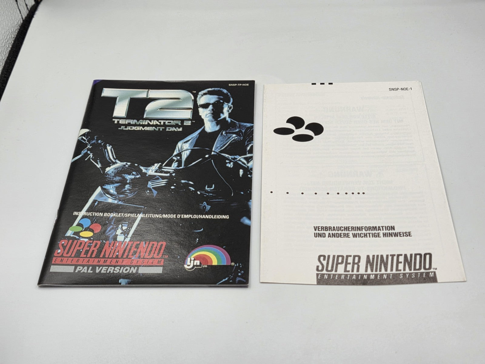SNES Super Nintendo T2 Terminator 2 Judgment Day mit OVP und Anleitung NOE
