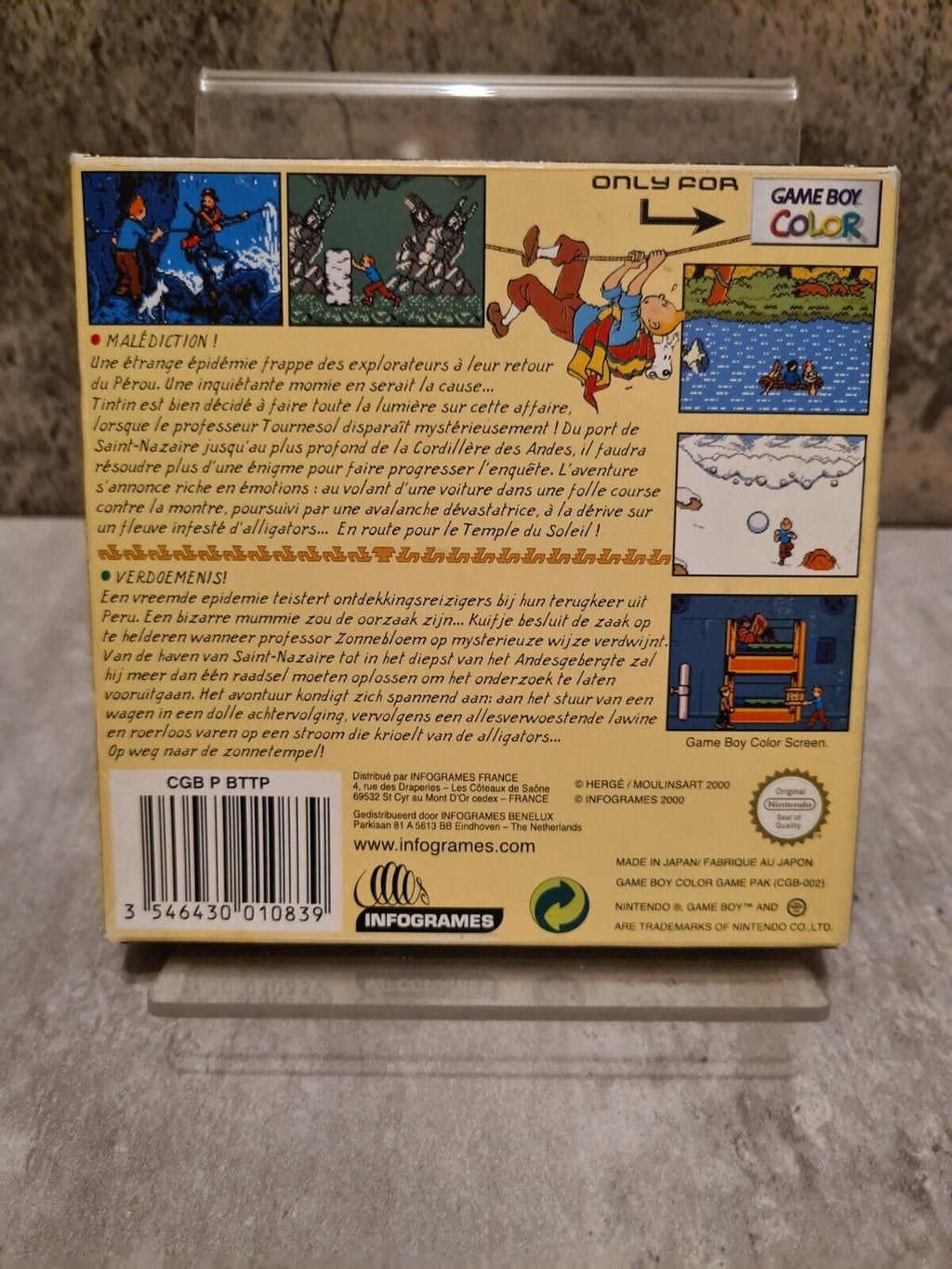 Nintendo Game Boy Color Kufije De Zonnetempel mit OVP und Anleitung FAH - T-Retro-Games 