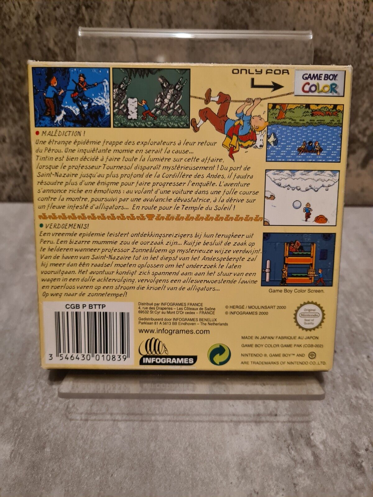 Nintendo Game Boy Color Kufije De Zonnetempel mit OVP und Anleitung FAH - T-Retro-Games 