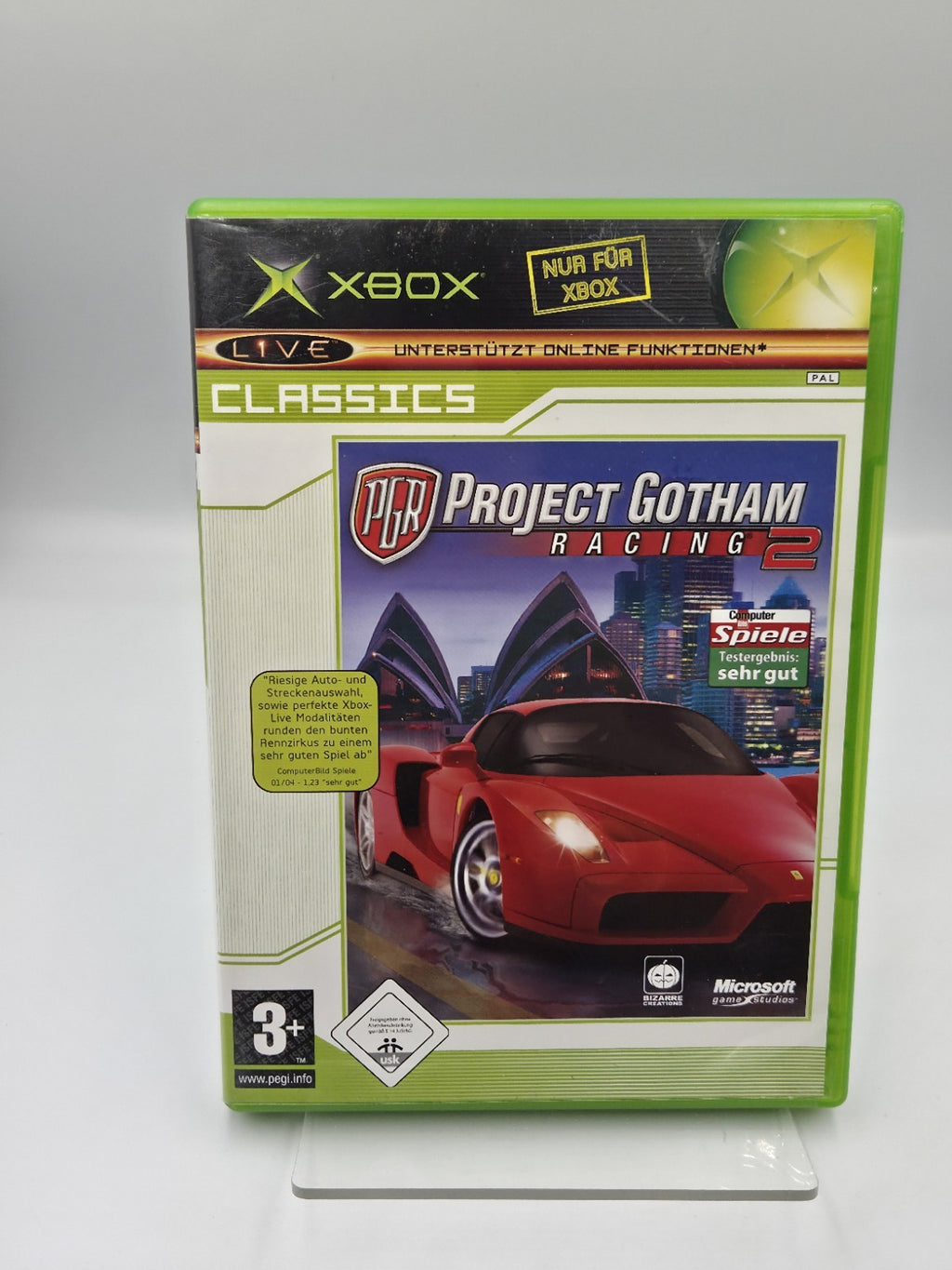XBOX Spiel Project Gotham Racing 2 mit OVP und Anleitung Deutsch