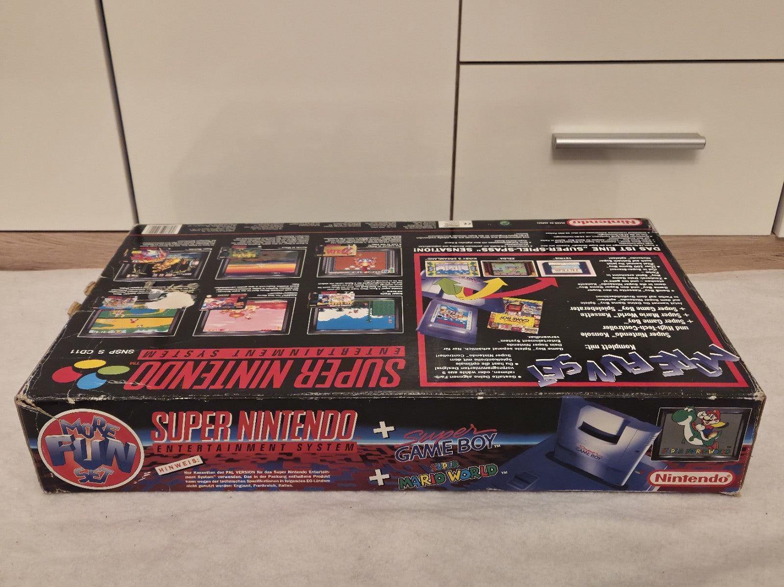 SNES Super Nintendo Super Game Boy More Fun Set Konsole Console NOE OVP