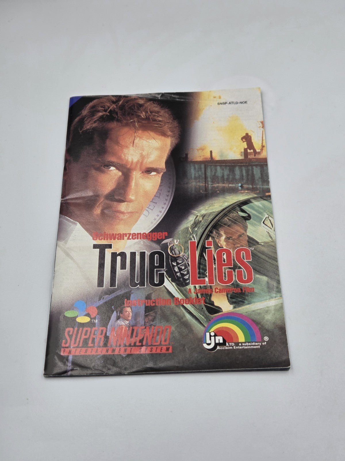 SNES Super Nintendo True Lies mit OVP und Anleitung NOE