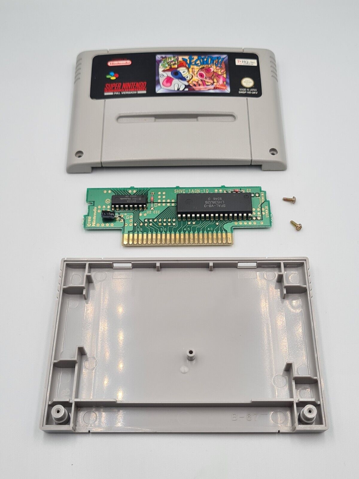 SNES Super Nintendo The Ren & Stimpy Show Veediots! Modul UKV - T-Retro-Games 