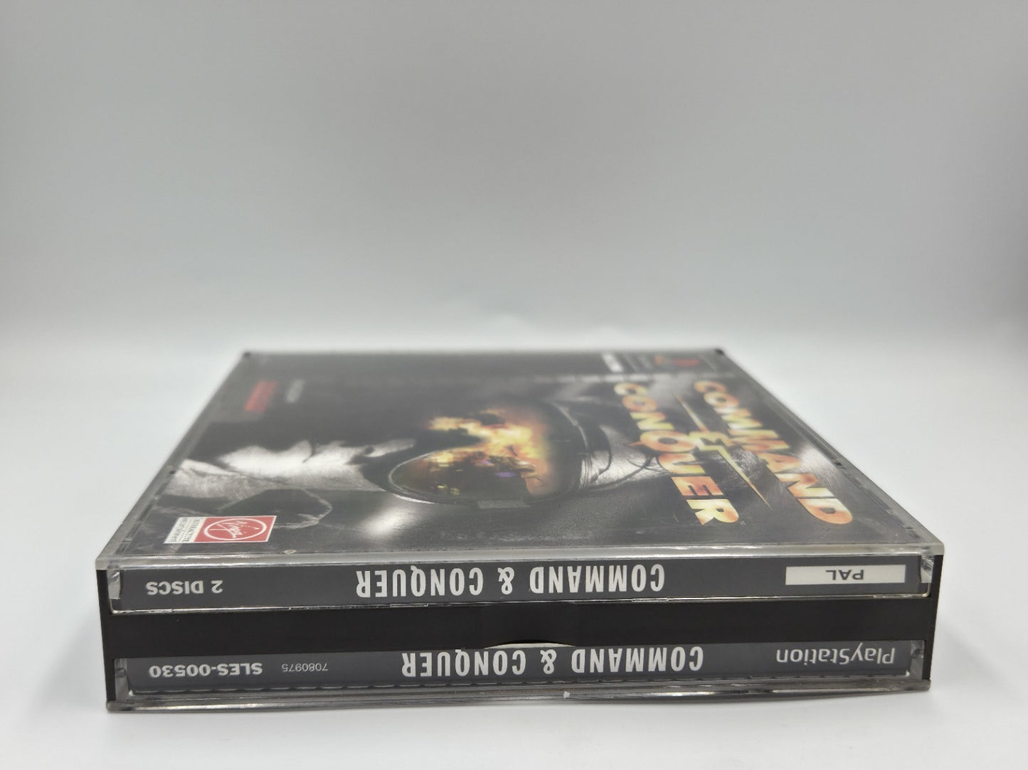 PS1 Playstation 1 Command & Conquer mit OVP und Anleitung Englisch 2 Discs 