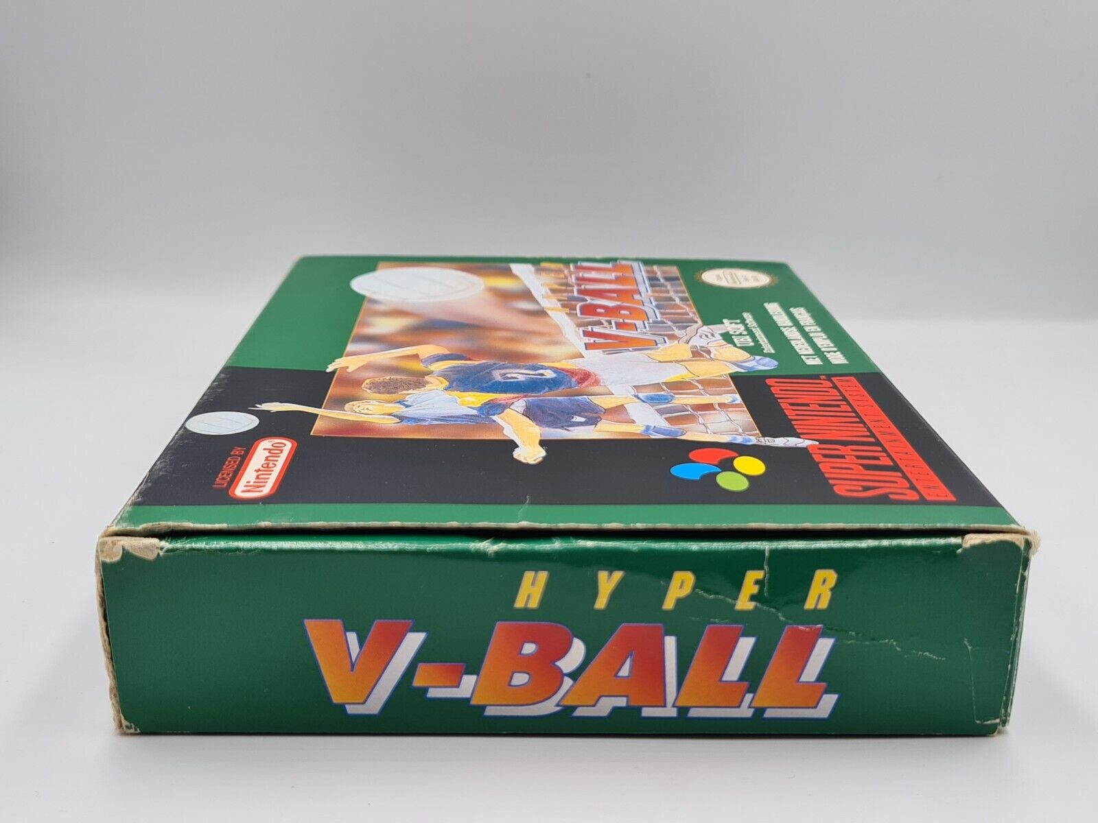 SNES Super Nintendo Hyper V-Ball mit OVP und Anleitung FAH - T-Retro-Games 