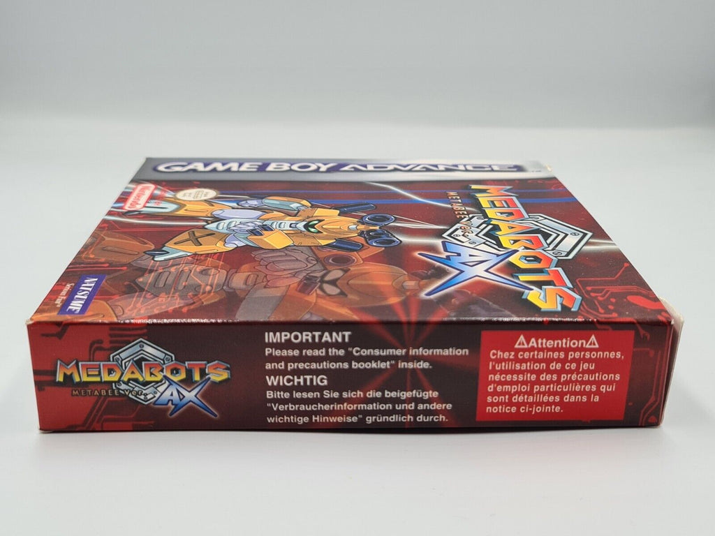 Nintendo Game Boy Advance Medabots Metabee Ver. AX mit OVP und Anleitung EUR - T-Retro-Games 