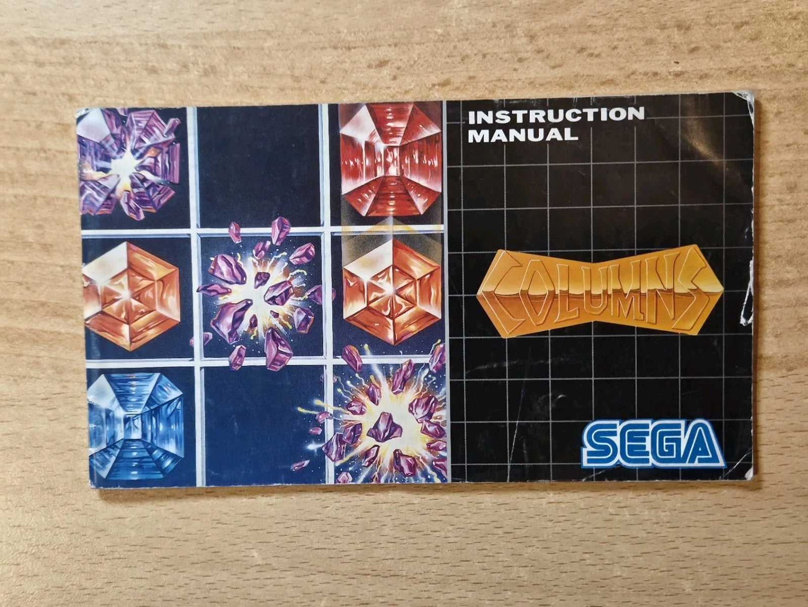 Sega Mega Drive Columns Instruction Booklet Spielanleitung