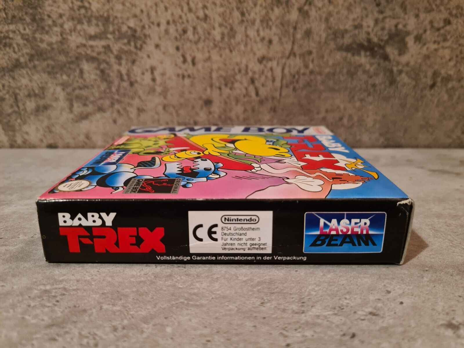 Nintendo Game Boy Baby T-Rex mit OVP und Anleitung NOE - T-Retro-Games 